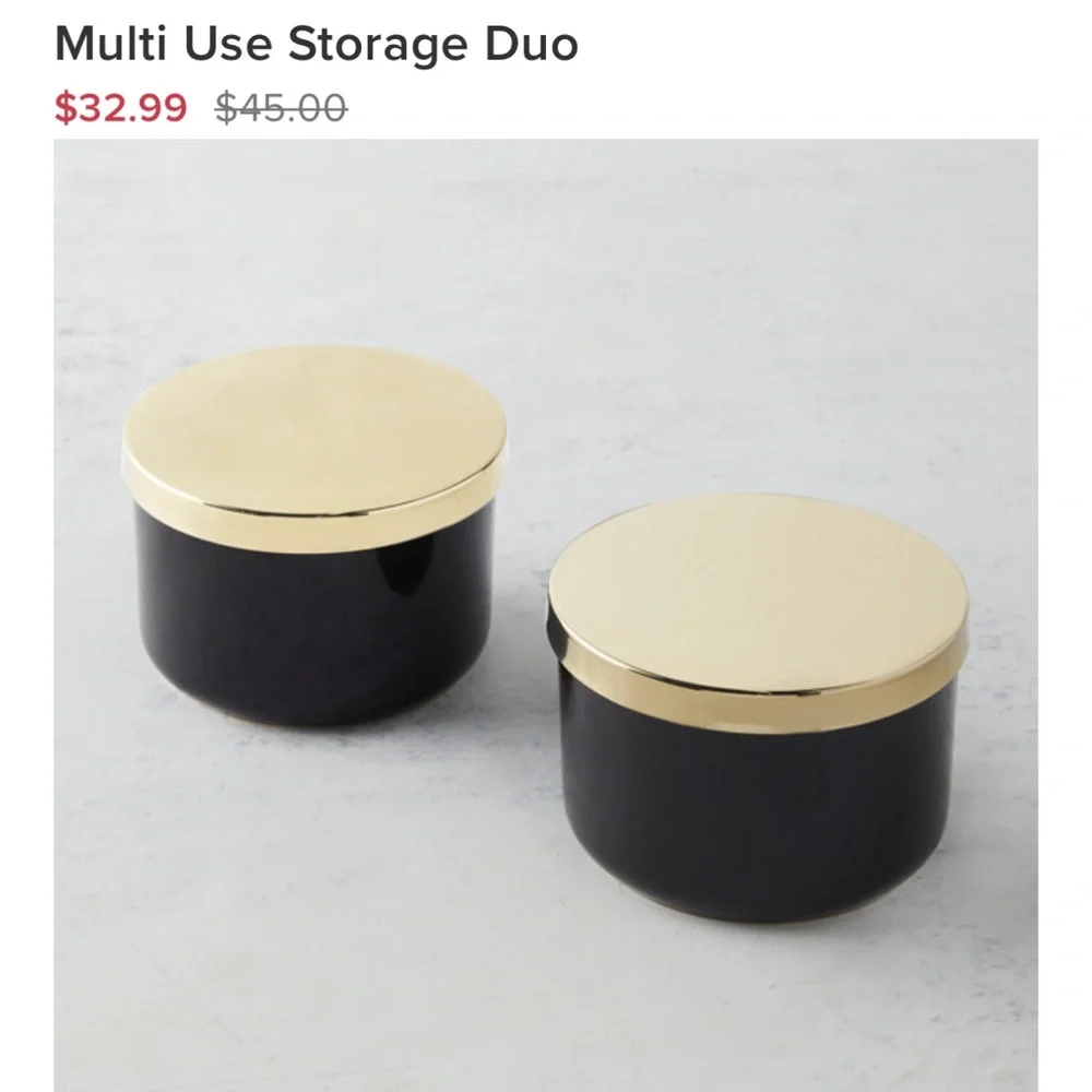 Z Gallerie multi use storage duo